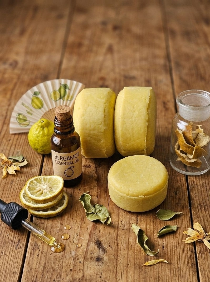 Golden Citrus Glow | Solid Shampoo Bar