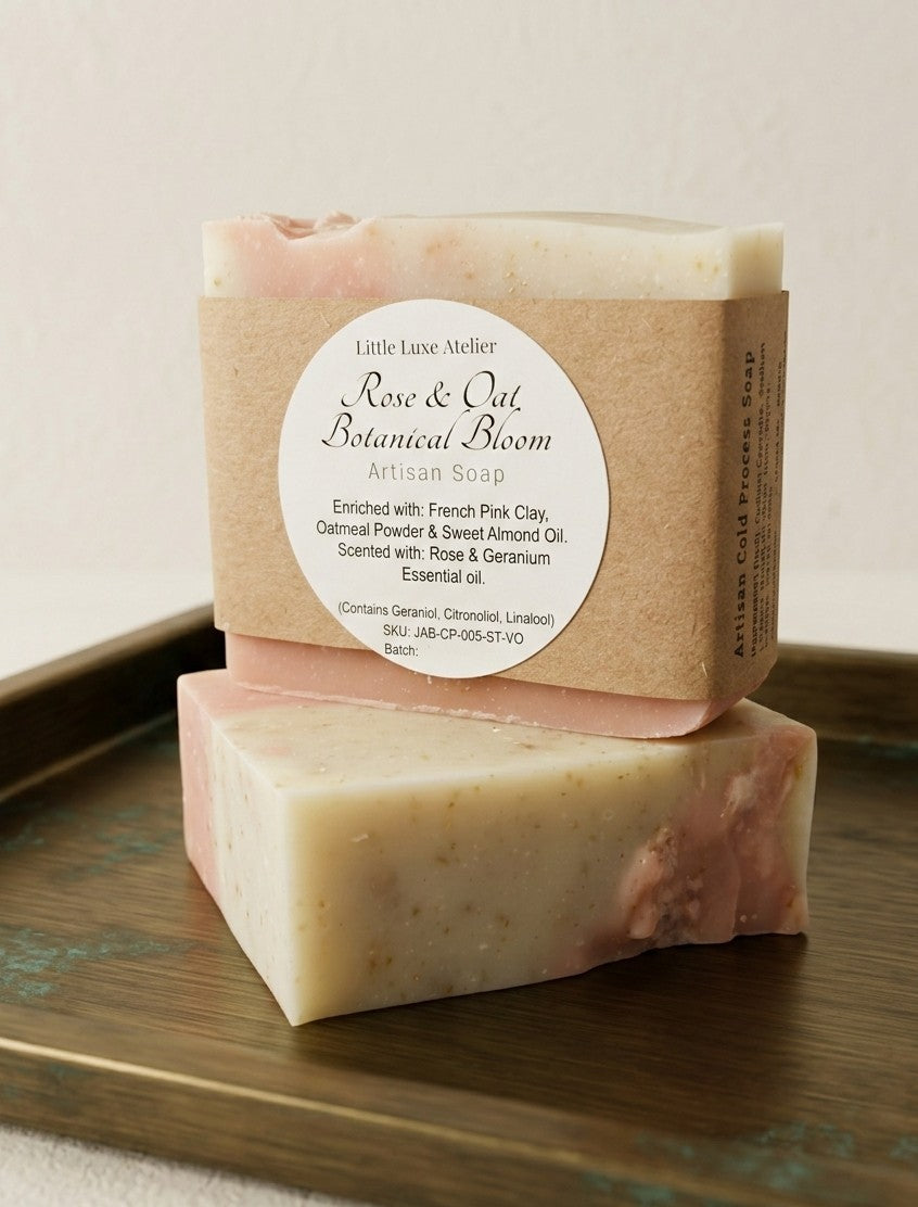 Rose & Oat Botanical Bloom Bar Soap