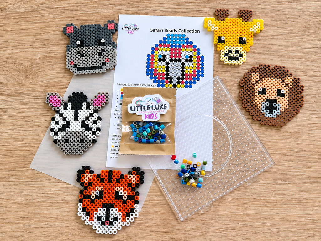 Safari Beads Collection – Kids Multi-Activity Craft Kit