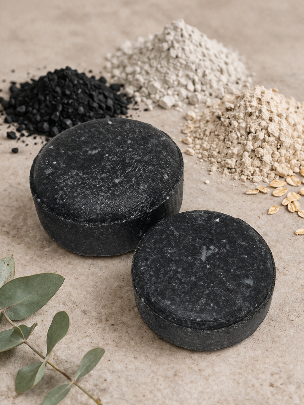 Midnight Detox | Activated Charcoal & 5-Herb Botanical Shampoo Bar