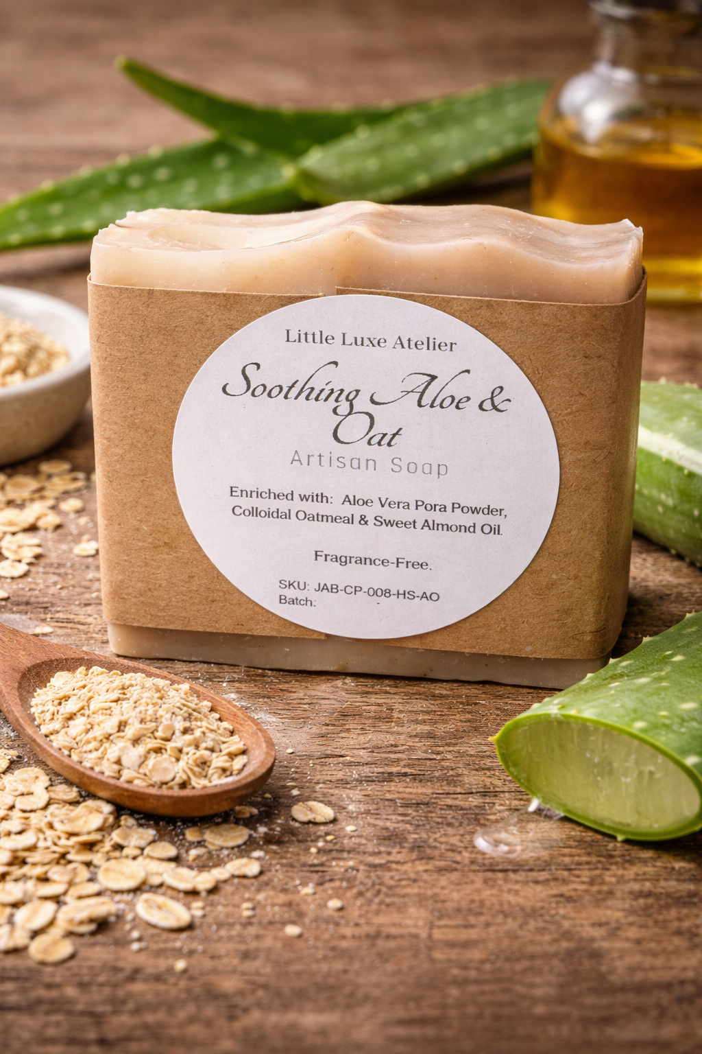 Soothing Aloe & Oat Ritual Bar Soap